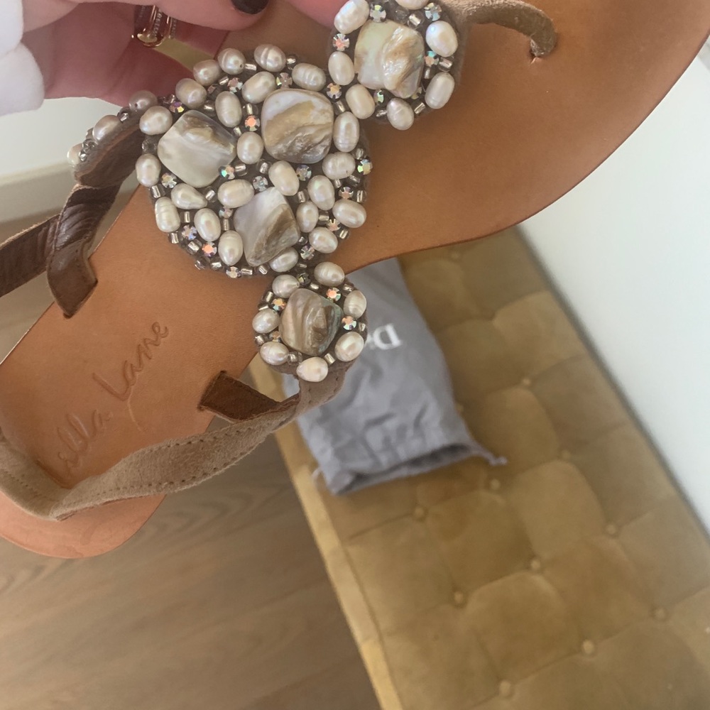 Lilla lain sandals